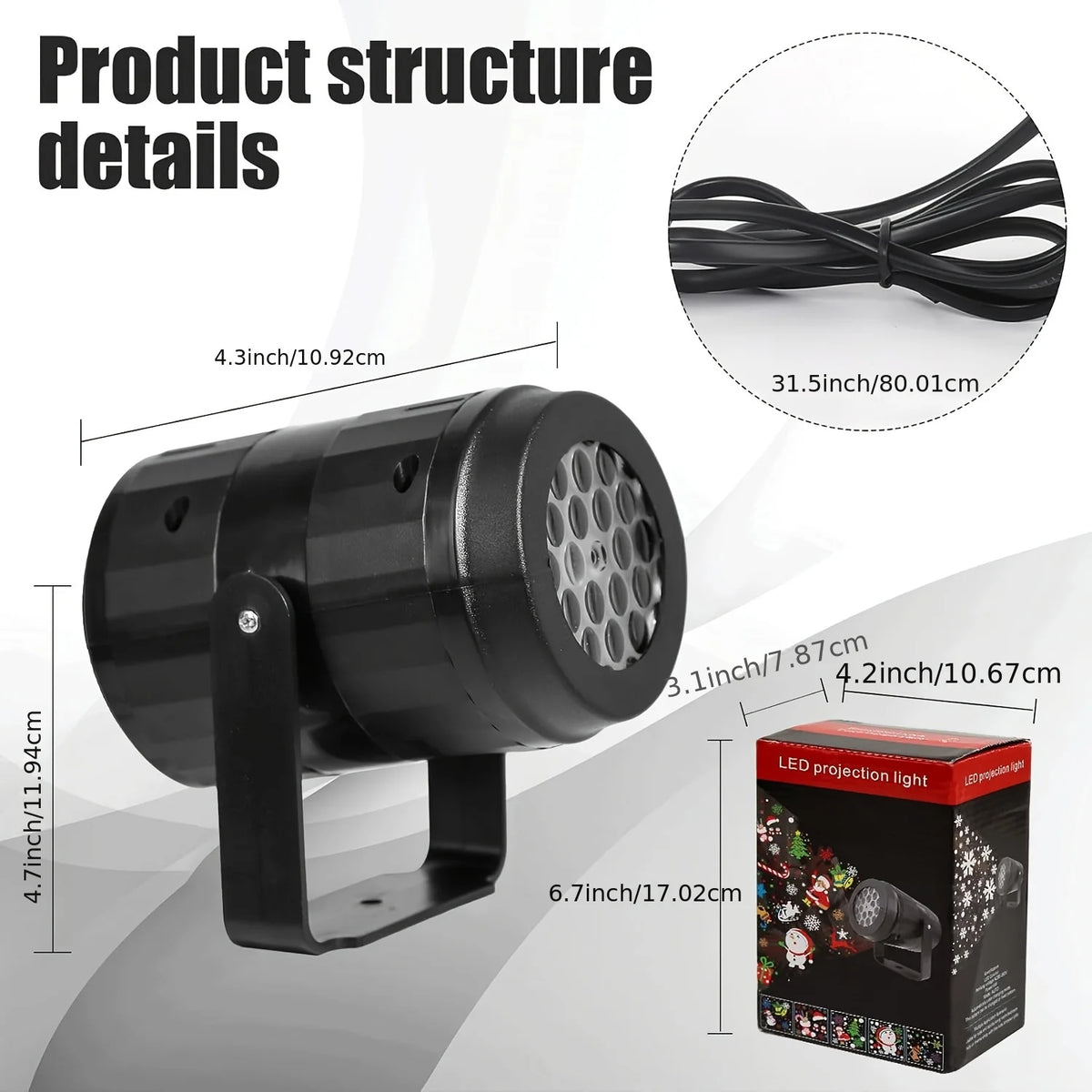 Medidas del proyector